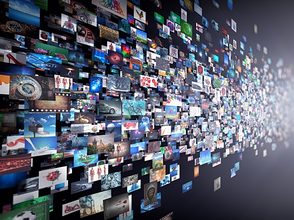 Media measurement abstract image